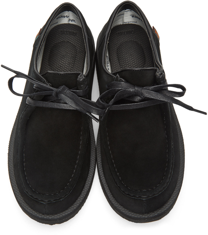 Suicoke Black COC-SEVAB Lace-Up Loafers | Smart Closet