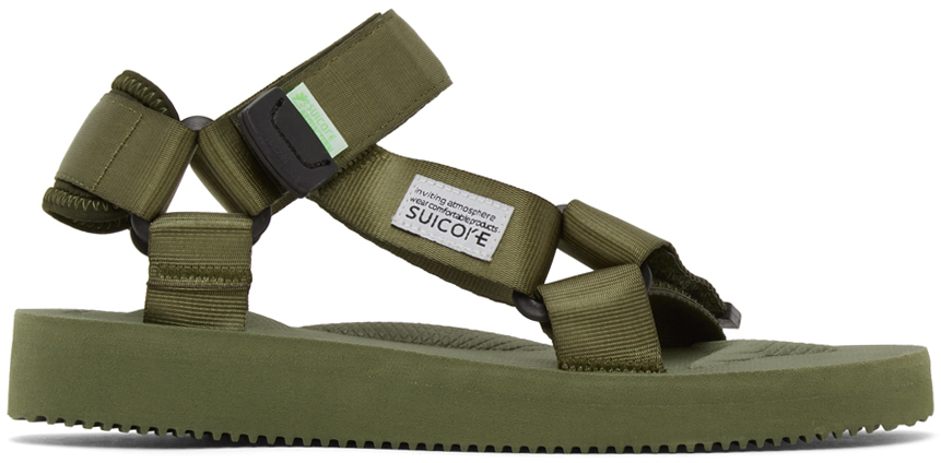 Suicoke Green DEPA-CAB Sandals