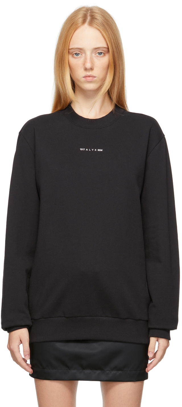 1017 ALYX 9SM Black Visual Sweatshirt