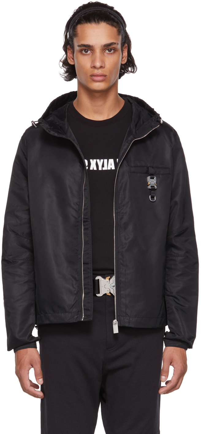 1017 ALYX 9SM Black Windbreaker Jacket | Smart Closet