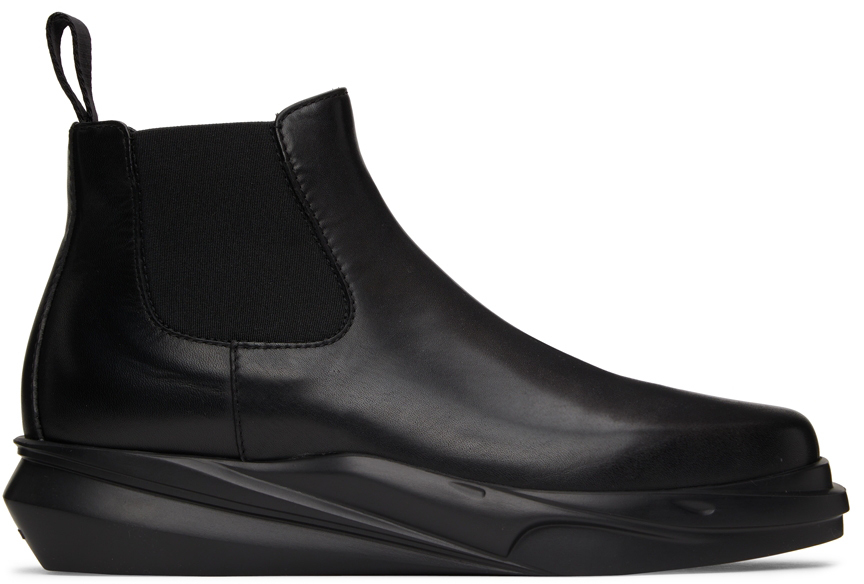 1017 ALYX 9SM Leather Mono Chelsea Boots | Smart Closet
