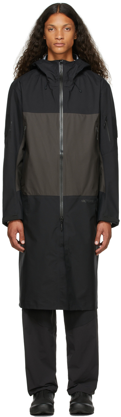 ARC'TERYX System A: Black Dume Long Jacket | SSENSE