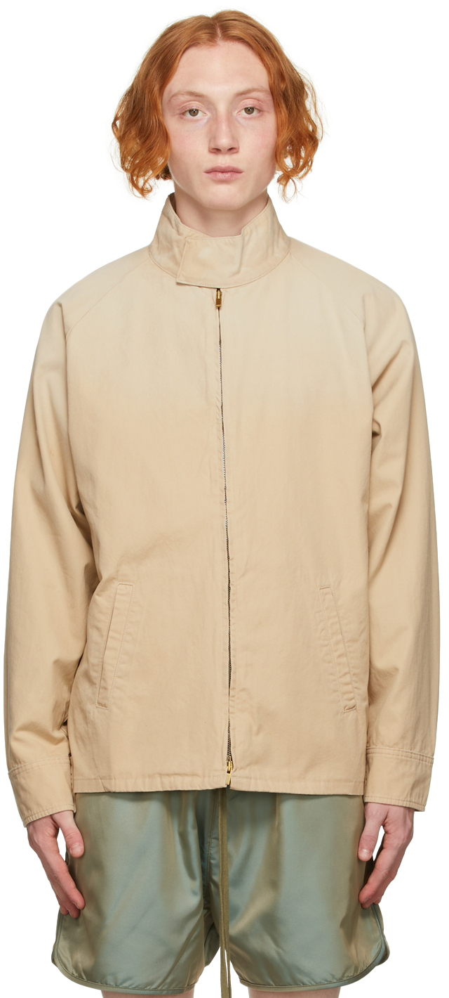 Beige 'Baseball' Jacket