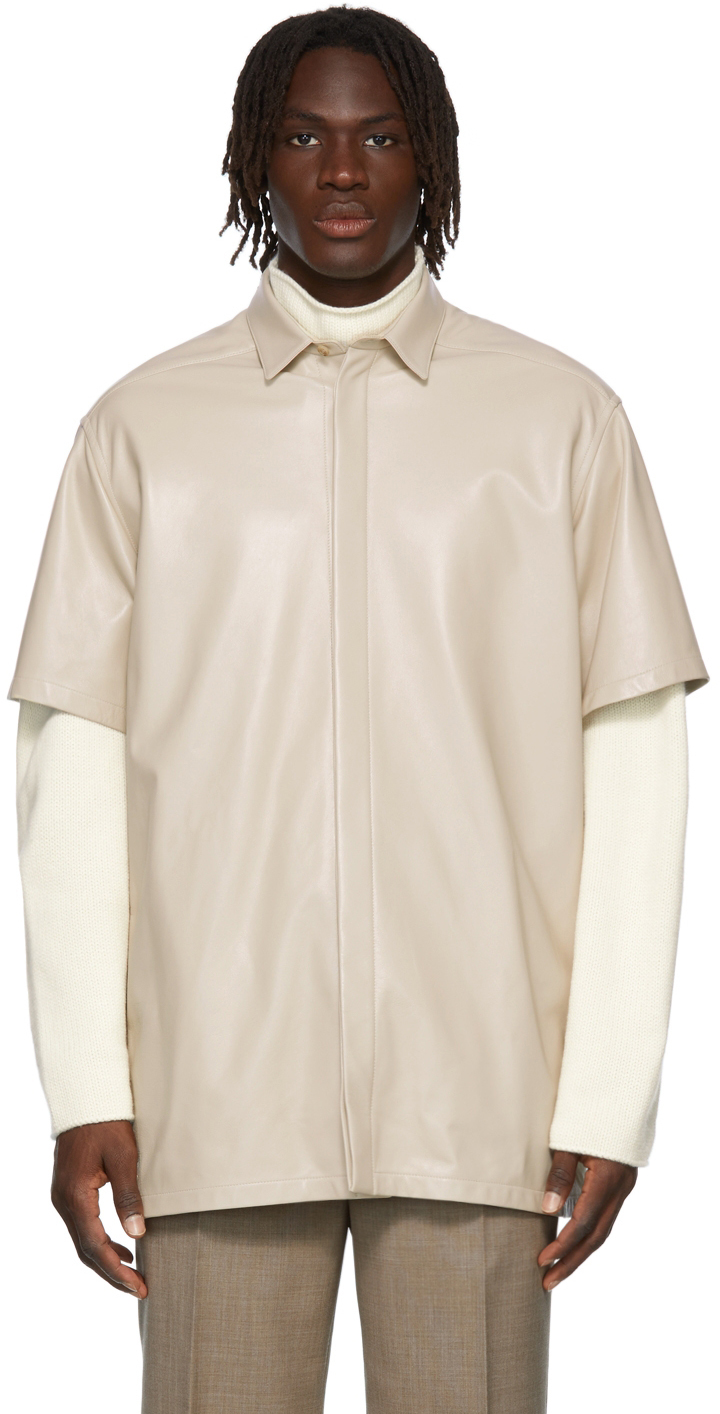 Fear of God レザー ショート スリーブ シャツ