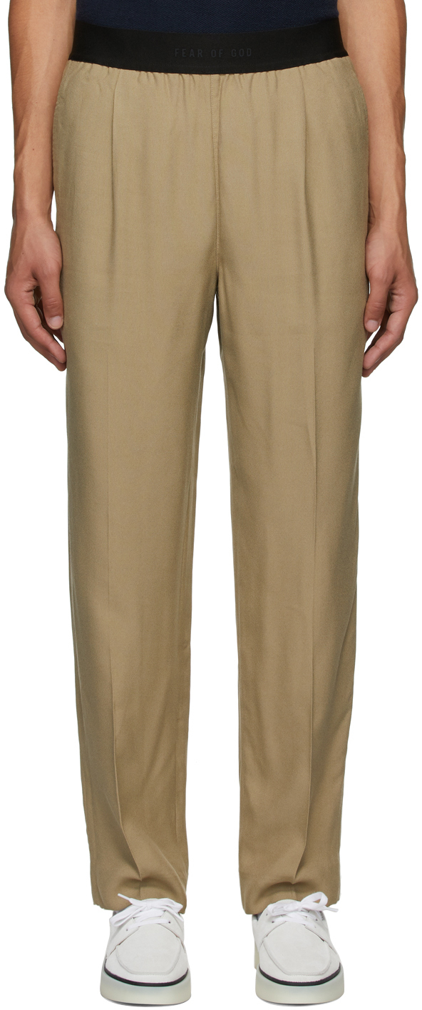 Beige Everyday Trousers by Fear of God on Sale