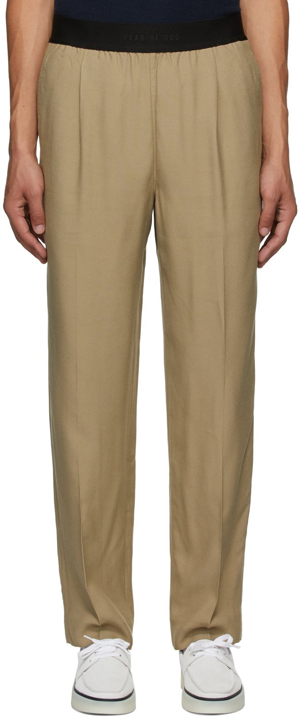 Beige Everyday Trousers