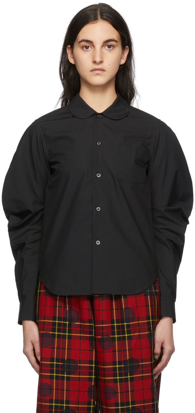 Tricot Comme des Garçons Black Cocoon Sleeve Shirt | Smart Closet