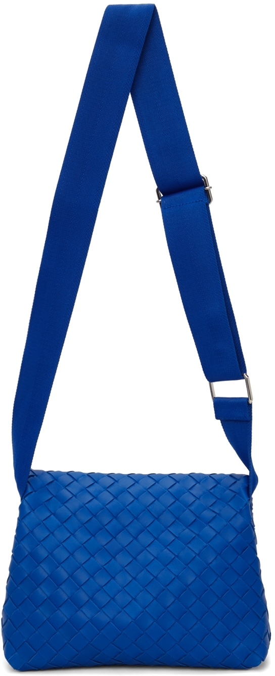  Bottega Veneta Blue Fold Bag 