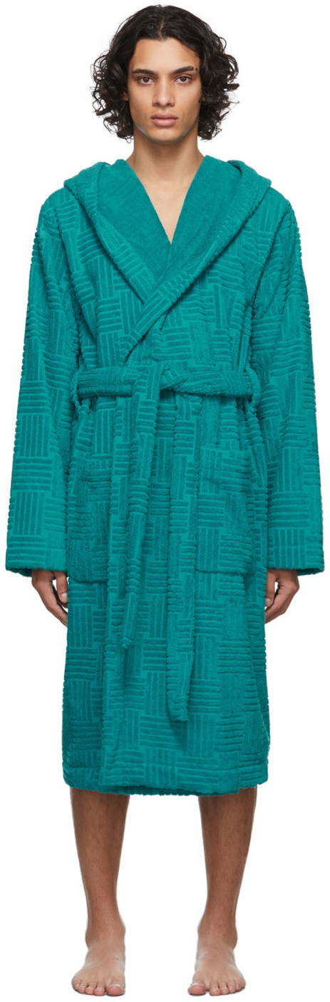 Blue Terrycloth Robe