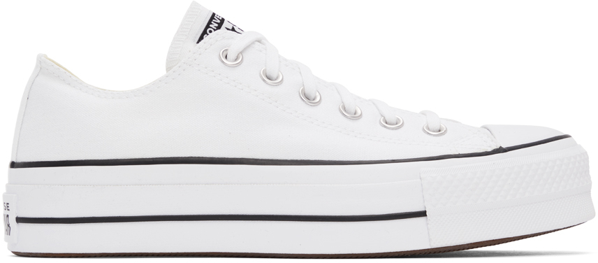 Converse White Chuck Taylor All Star Lift Low Sneakers