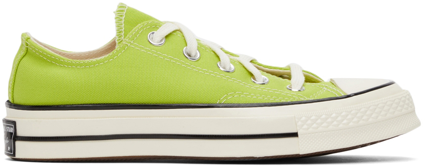 Converse Green Chuck 70 Recycled Canvas Low Sneakers