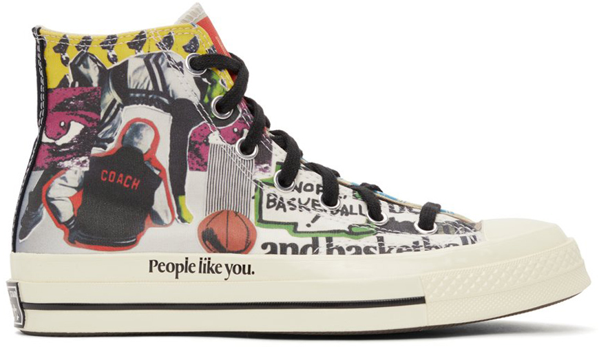 Converse Multicolor Beat The World Chuck 70 High Sneakers