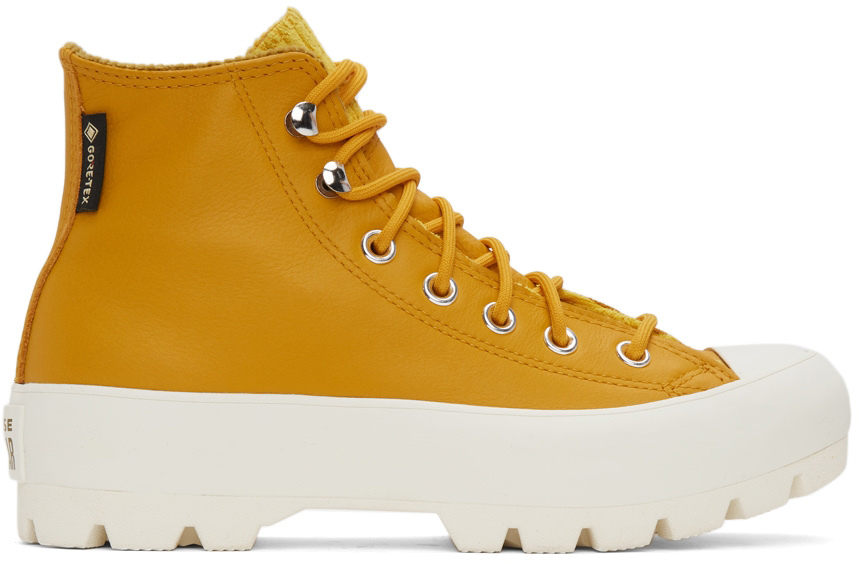 Converse Yellow Chuck Taylor All Star Lugged Winter Hi Sneakers