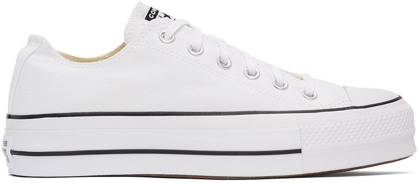 Converse White Chuck Taylor All Star Lift Low Sneakers