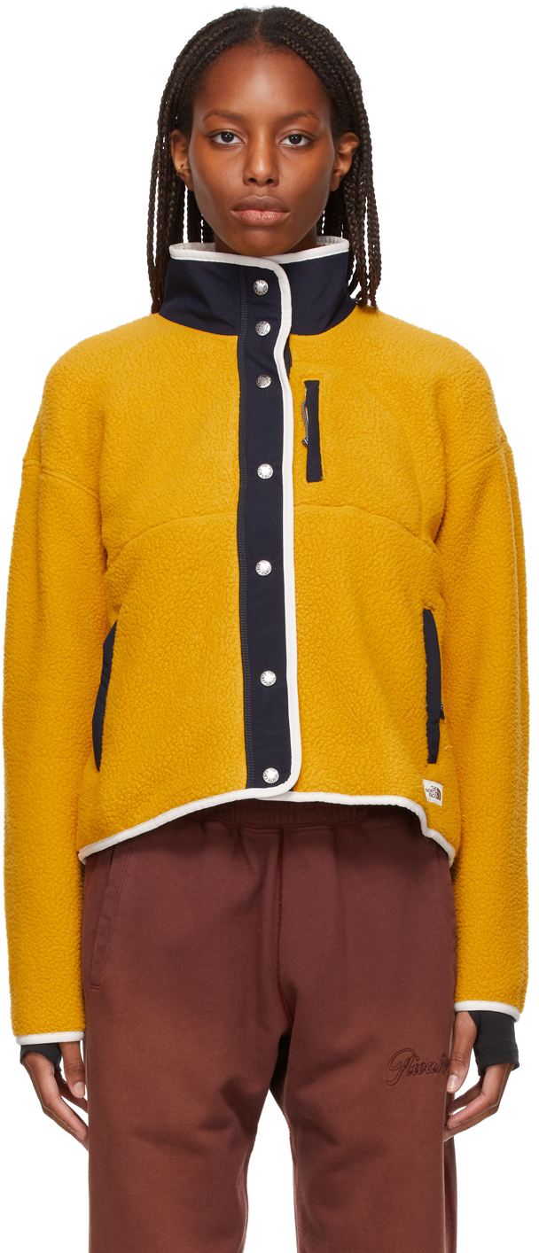 The North Face Yellow Fleece Cragmont Jacket SSENSE Canada