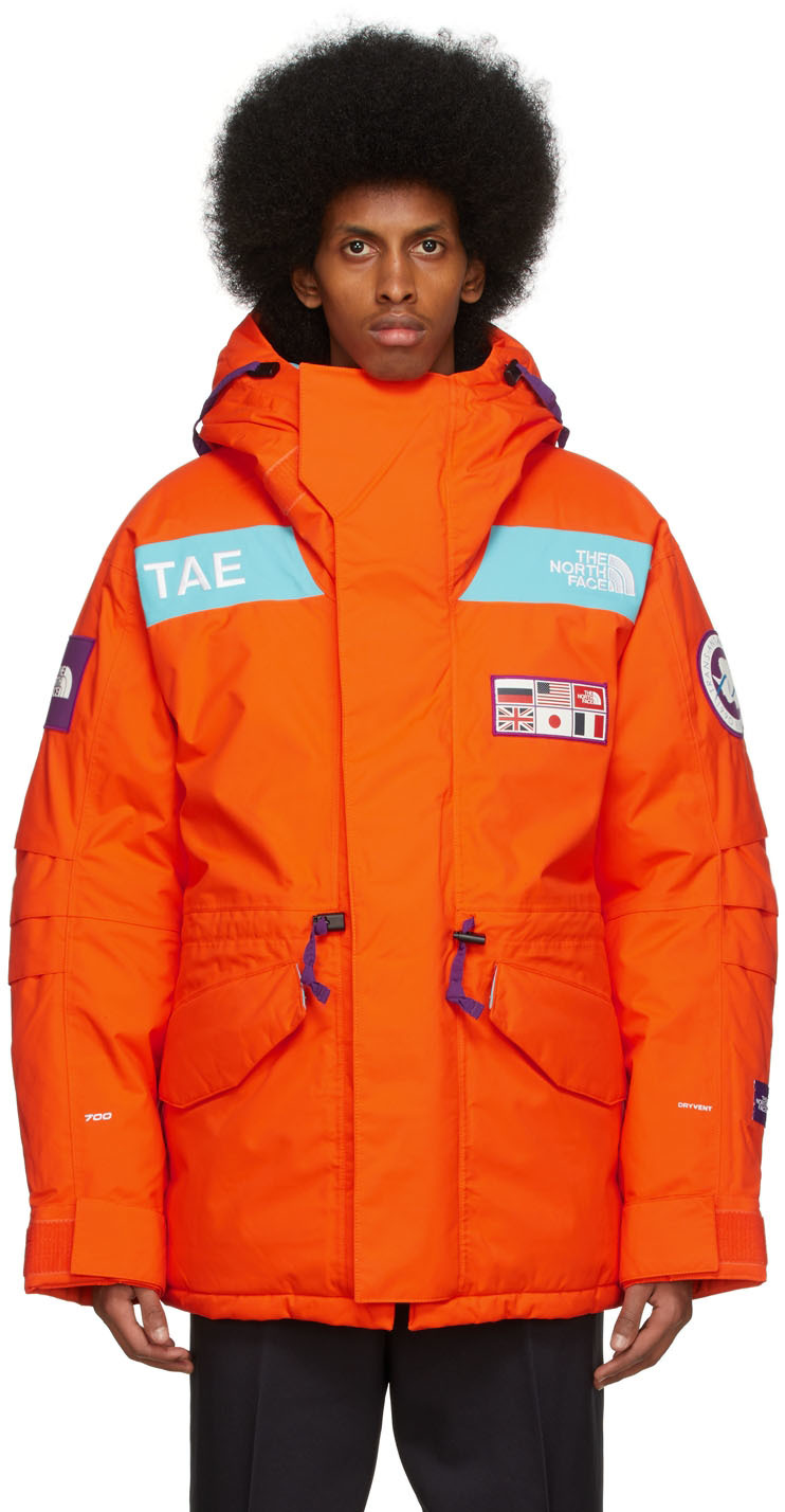 Grijp vervorming Pathologisch The North Face: Orange Down Trans-Antarctica Expedition Jacket | SSENSE