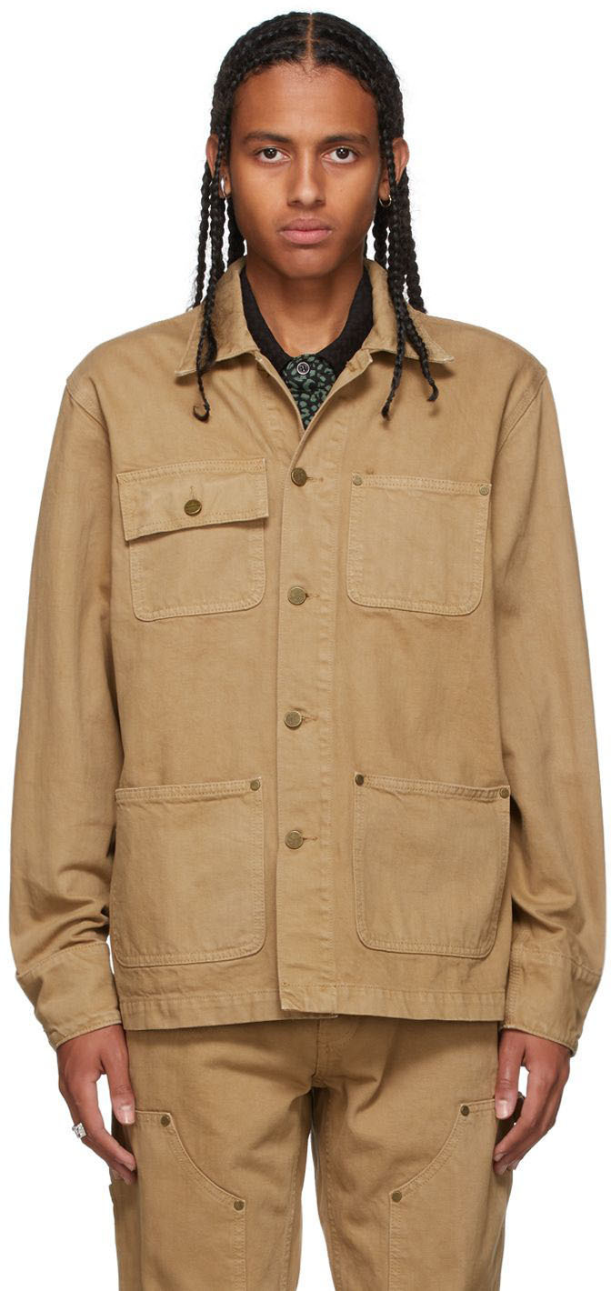 tan chore jacket