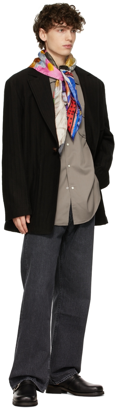 Burgundy Borrowed Short Sleeve Shirt