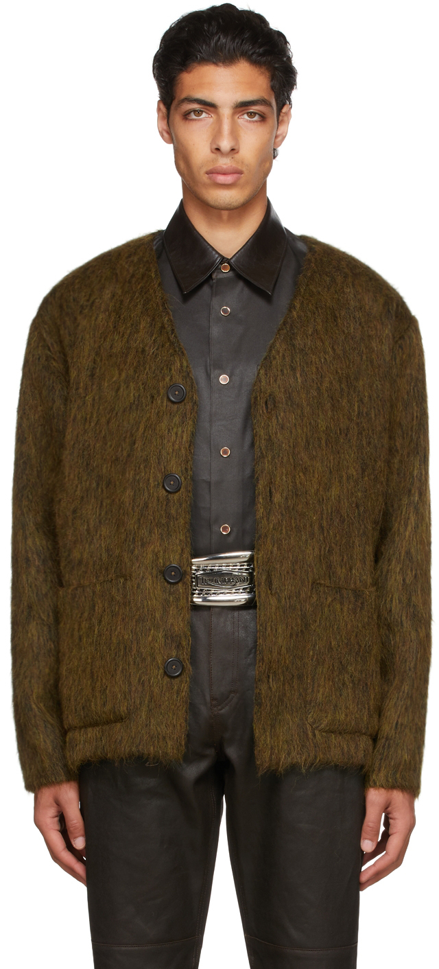 Our Legacy Brown Mohair Cardigan | Smart Closet