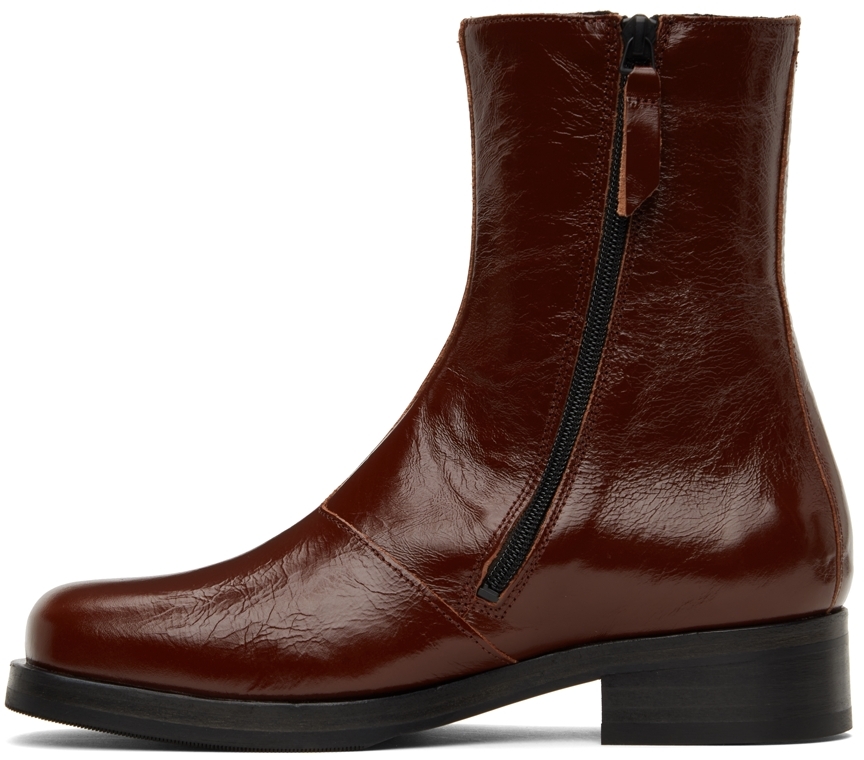 Our Legacy Crinkled Leather Camion Boots | Smart Closet