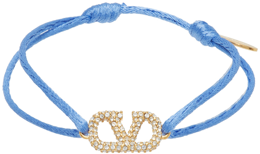 Blue VLogo Bracelet