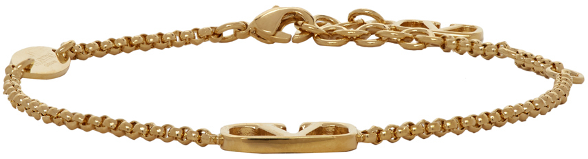 Valentino Garavani Gold VLogo Chain Bracelet