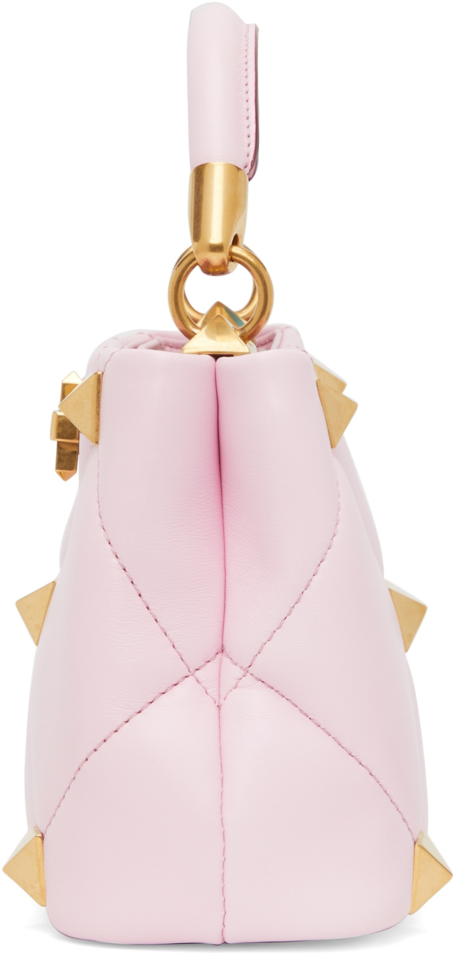 Valentino Garavani pink Mini Roman Stud The Shoulder Bag