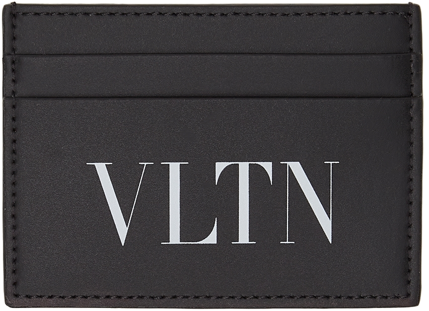 Black & White 'VLTN' Card Holder