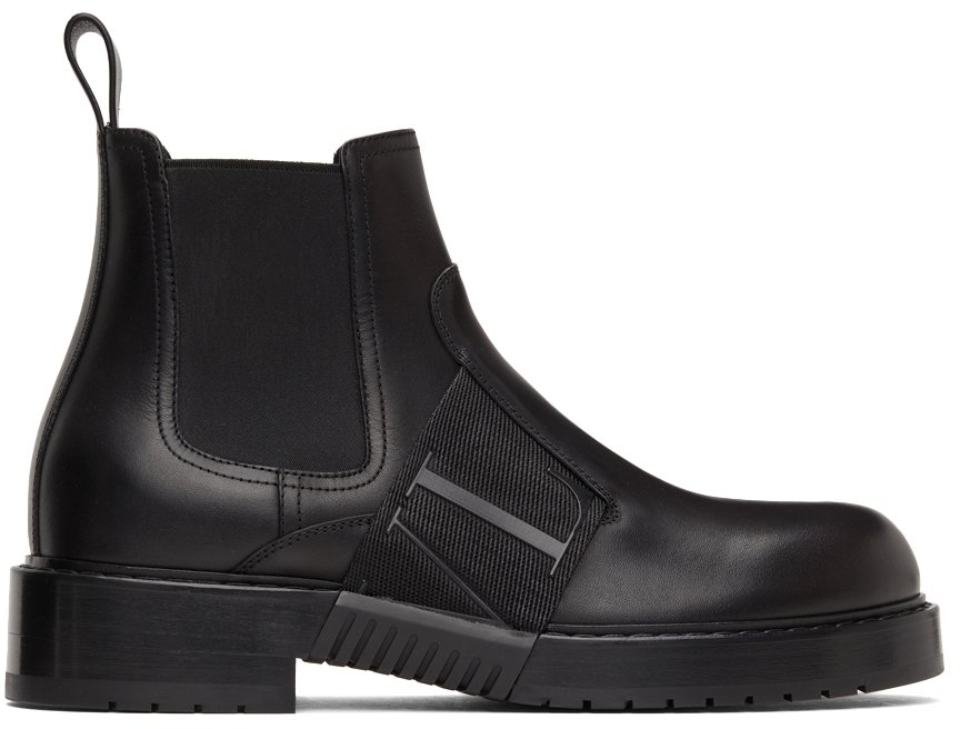 Valentino Garavani Leather City Boots |