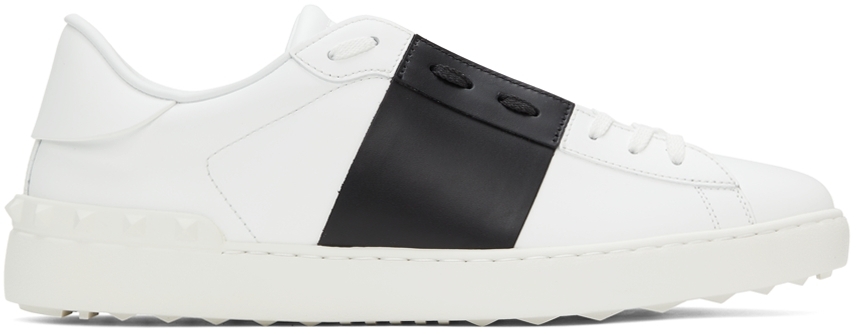 valentino white and black sneakers