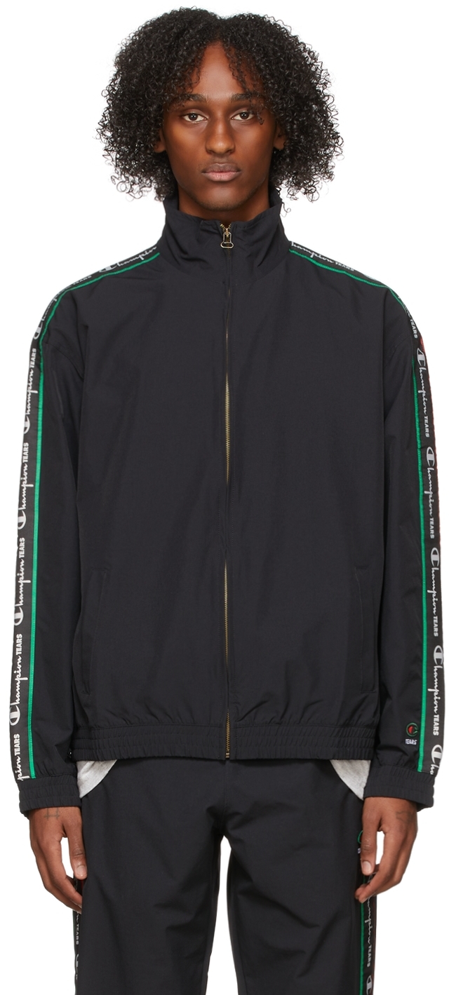 Denim Tears Black Champion Edition Full Zip Jacket