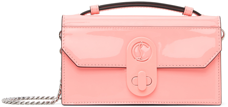 Christian Louboutin Pink Small Elisa Baguette Bag
