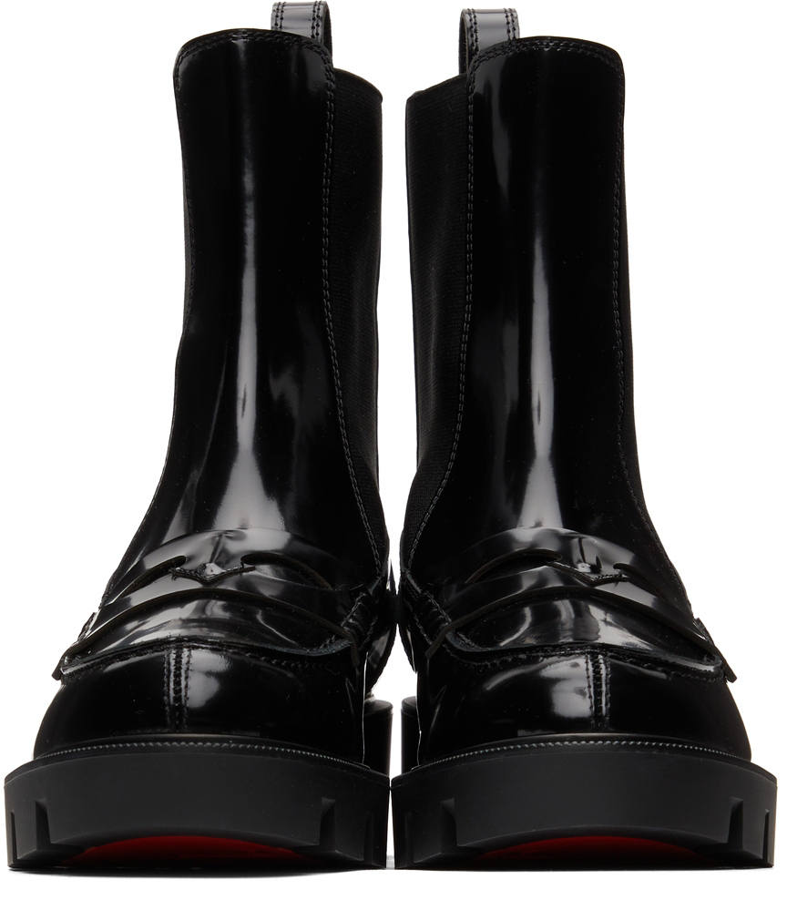 Christian Louboutin  Stretchadoxa 70 black suede ankle boots