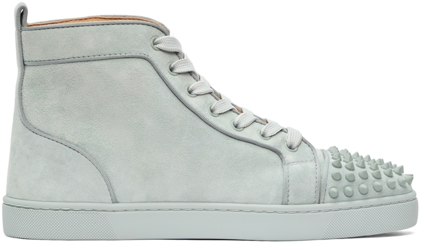 louboutin sneakers grey