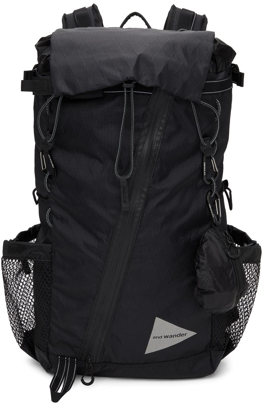 and Wander Black X-Pac Backpack | Smart Closet