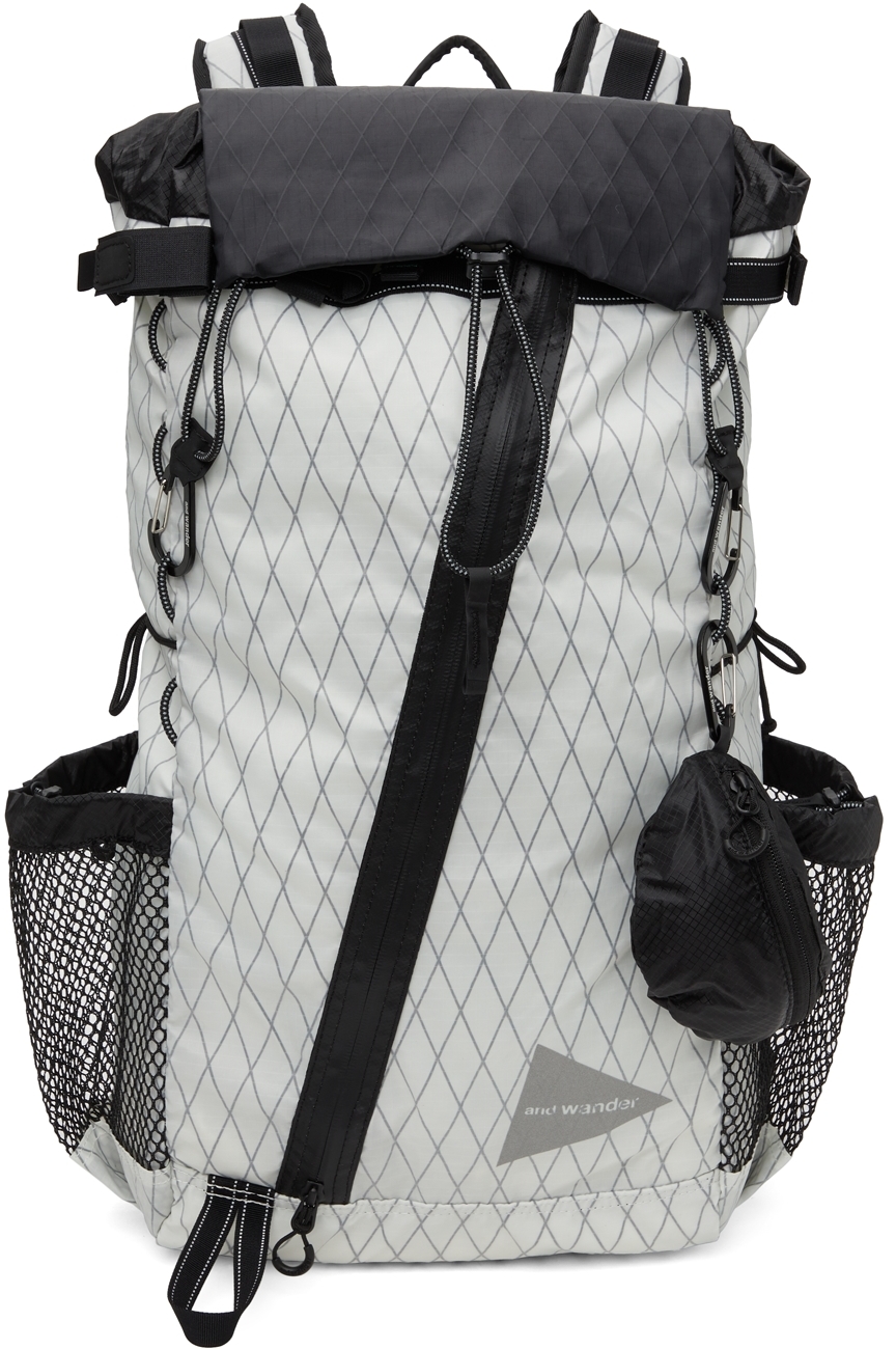 and wander White XPac Backpack SSENSE UK