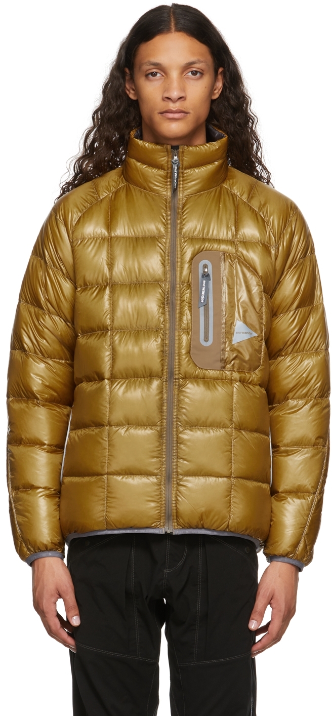 and Wander Tan Diamond Stitch Down Jacket | Smart Closet