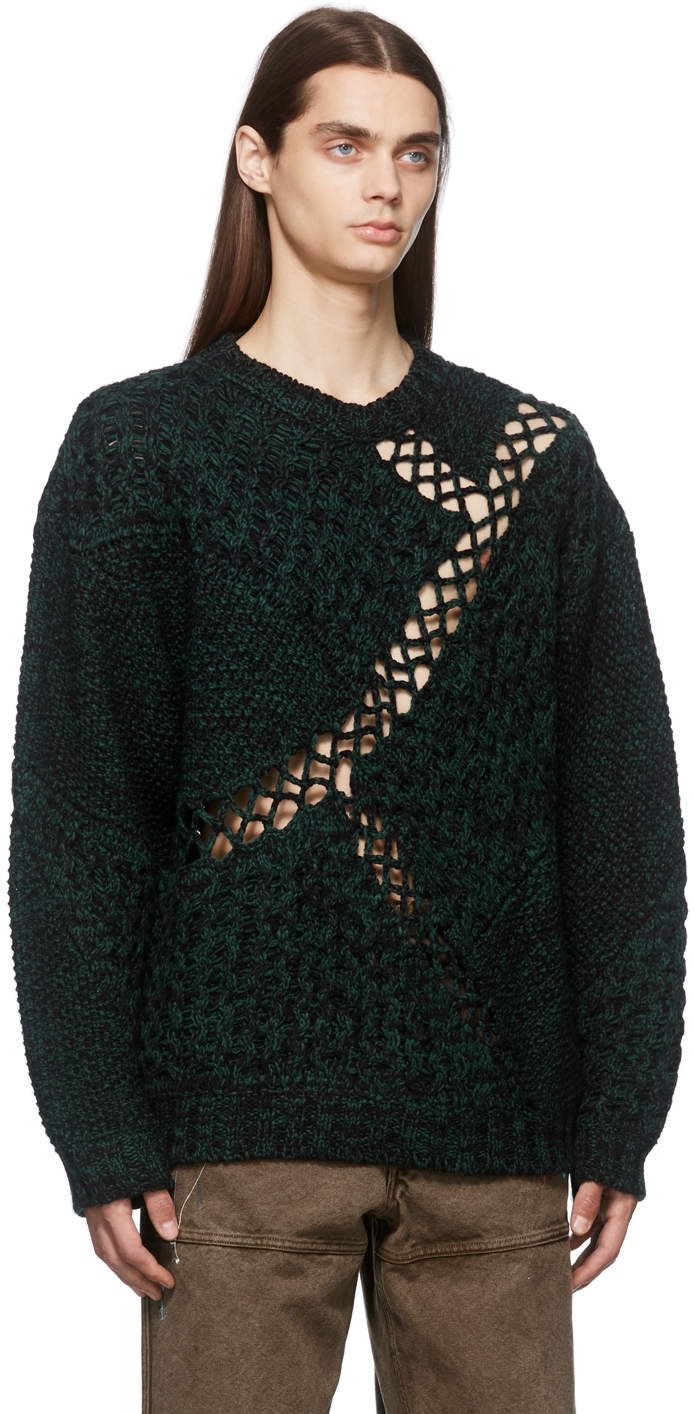 JieDa Mix Cable Knit Sweater | Smart Closet