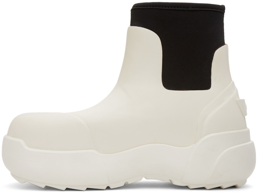  White Rubber Boots