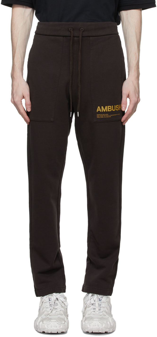 AMBUSH Brown 'Workshop' Lounge Pants | Smart Closet