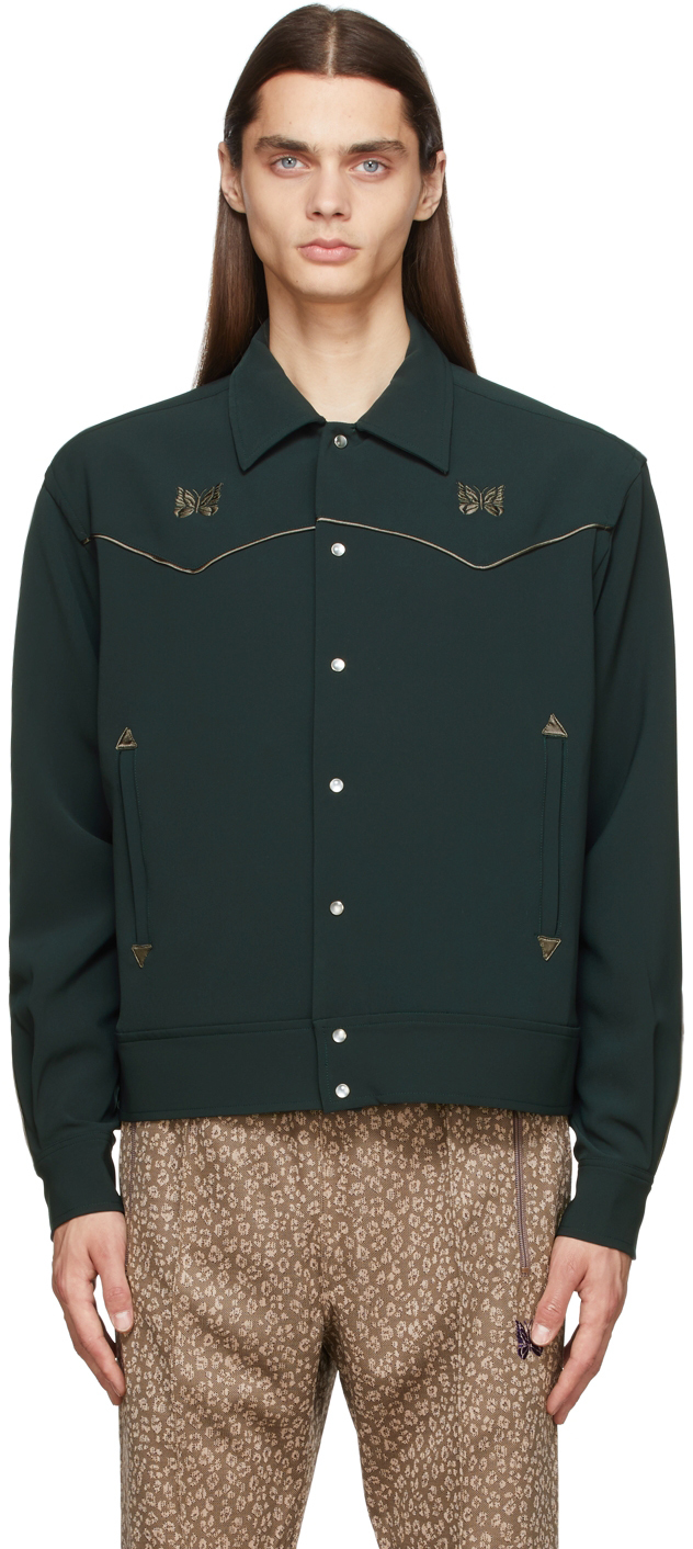 Needles Piping Cowboy Jacket Green-