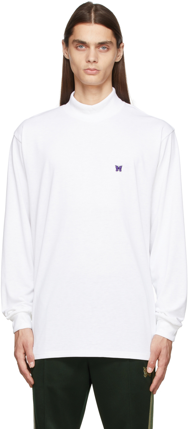 Needles Mock Neck Long Sleeve T-Shirt | Smart Closet