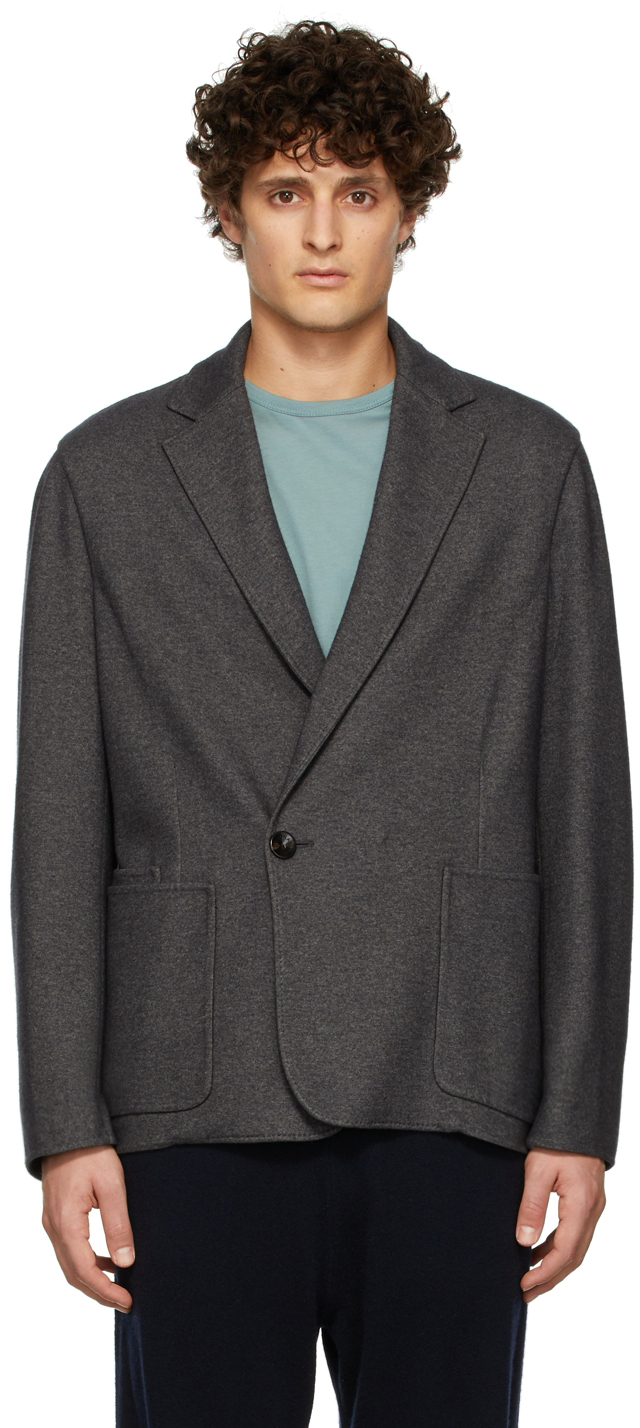 Agnona Grey Muretto Blazer