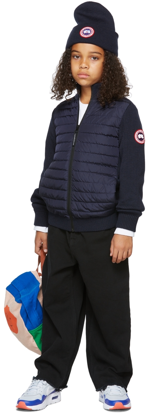 Kids Down Hybridge Knit Jacket by Canada Goose Kids | SSENSE