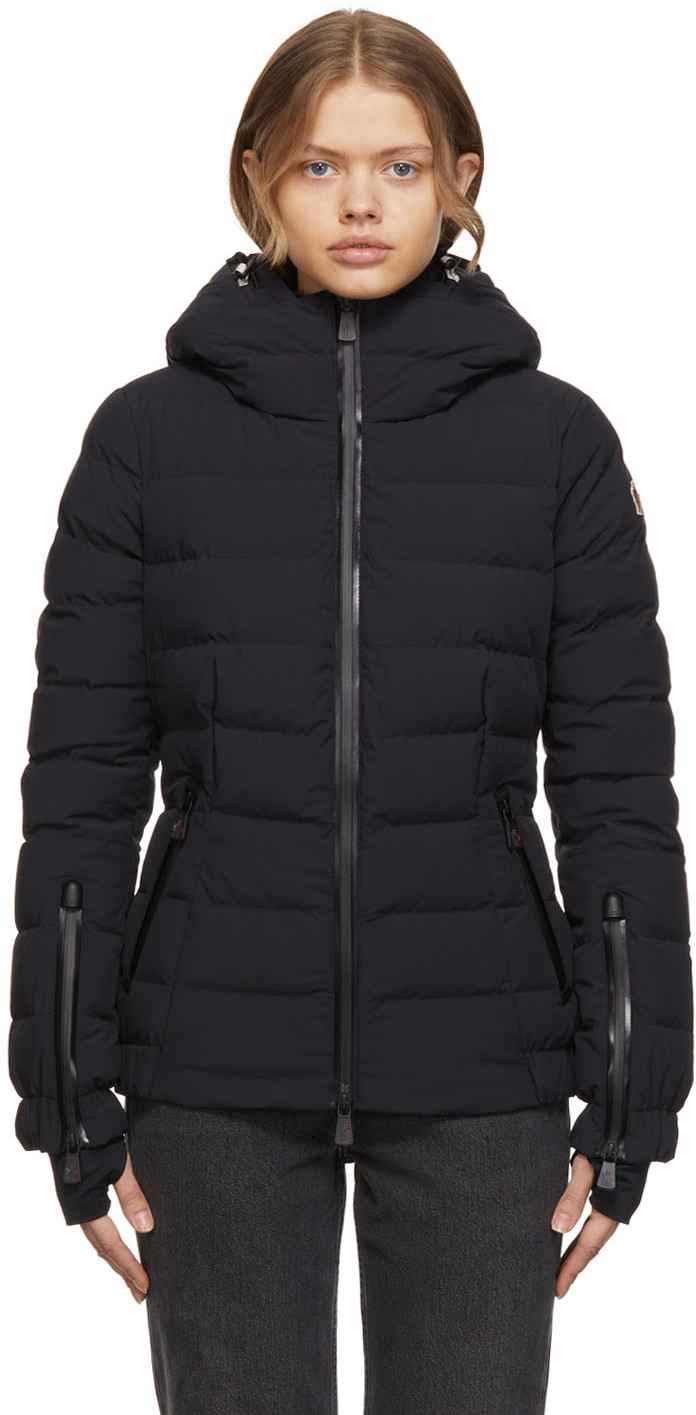 Womens Clothing Jackets Padded and down jackets 3 MONCLER GRENOBLE Synthetic Singlin Stretch Nylon Down Jacket in Black 