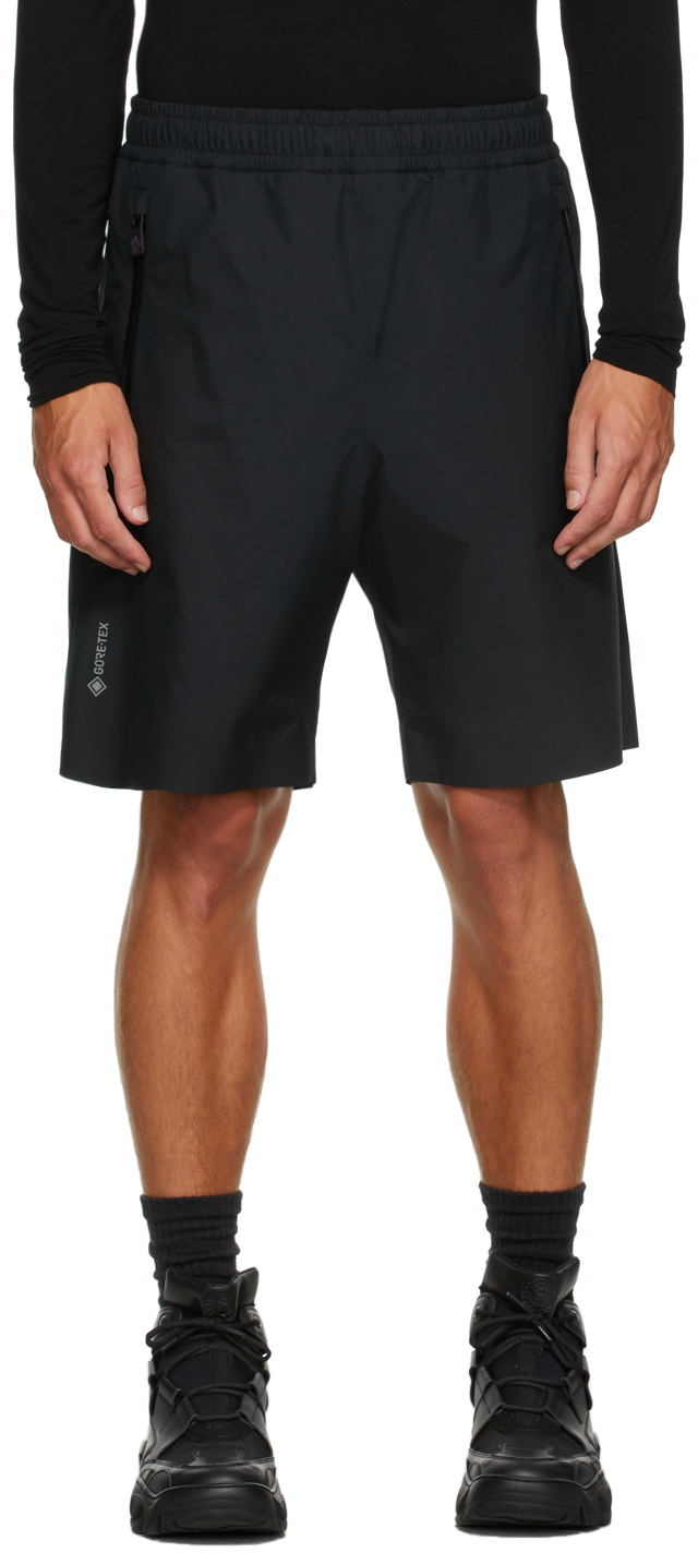 Black Taffeta Shorts