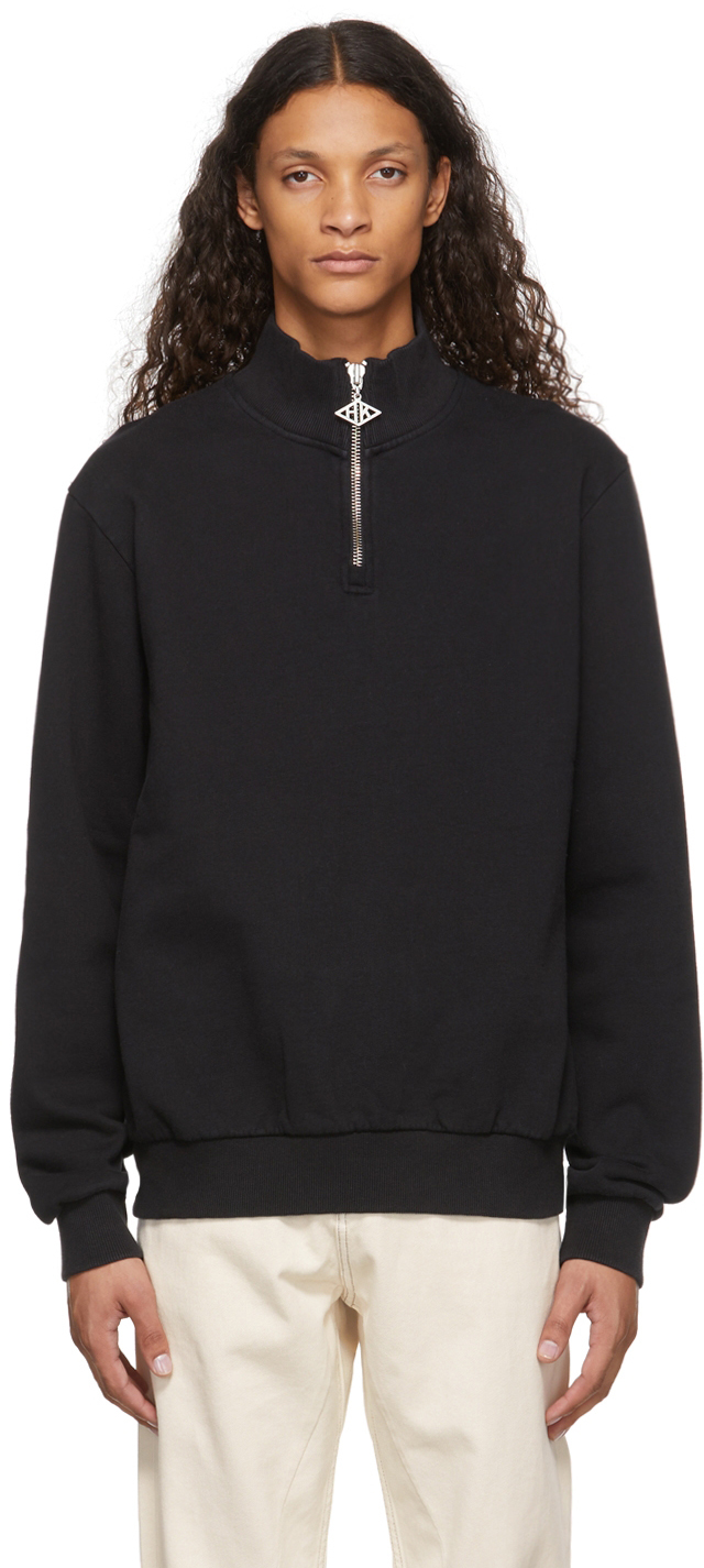 Han Kjobenhavn Black Half-Zip Sweater