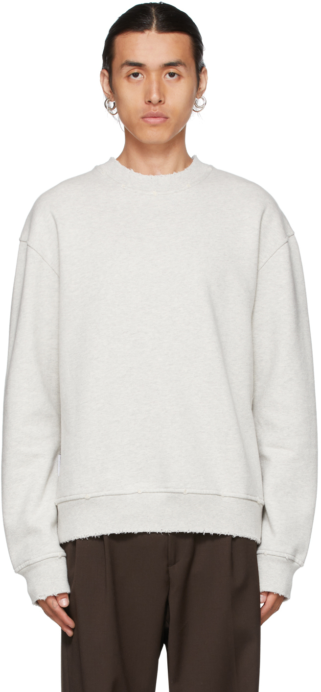 Han Kjobenhavn Grey Distressed Sweatshirt