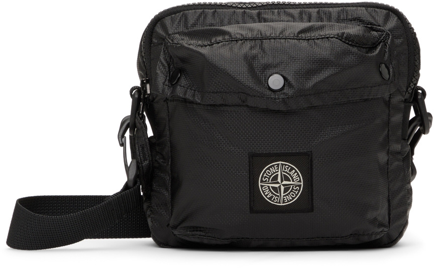 Stone Island Black Waist Waist Bag SSENSE UK