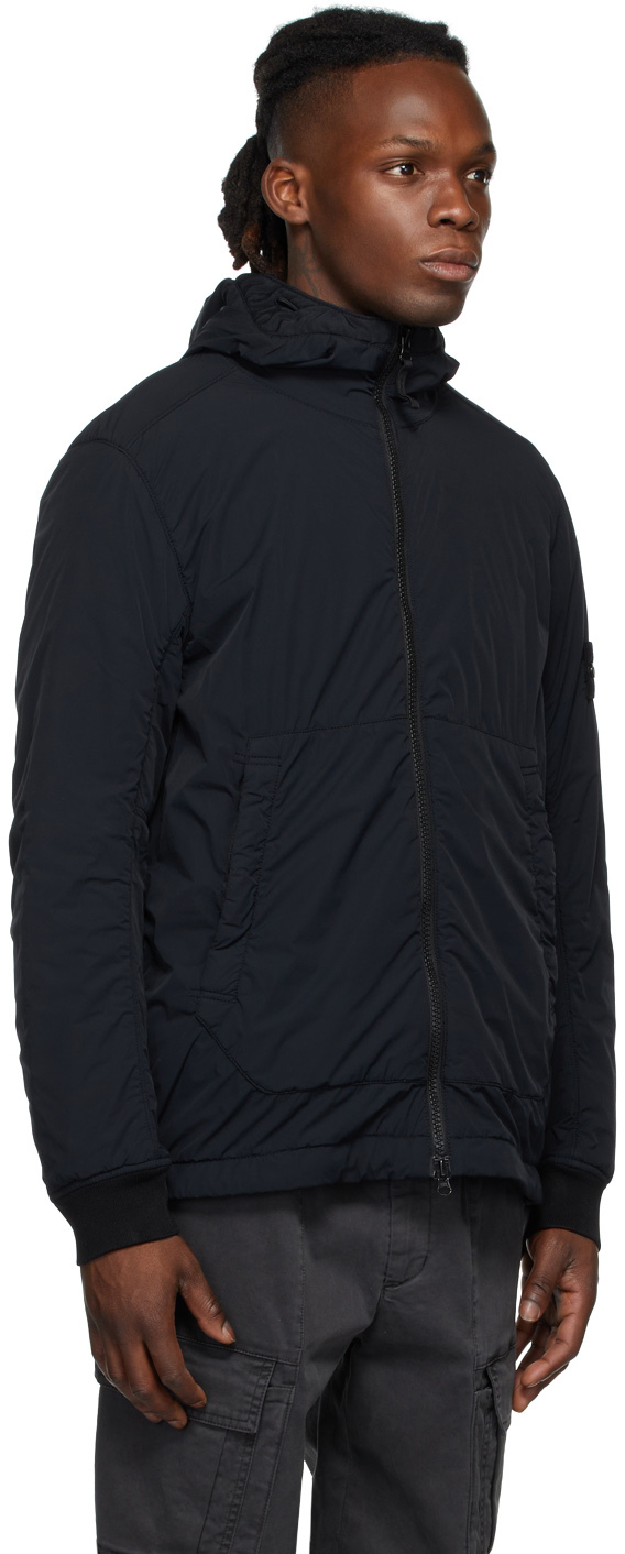 Stone Island Quilted Hooded zip-up Jacket - Farfetch